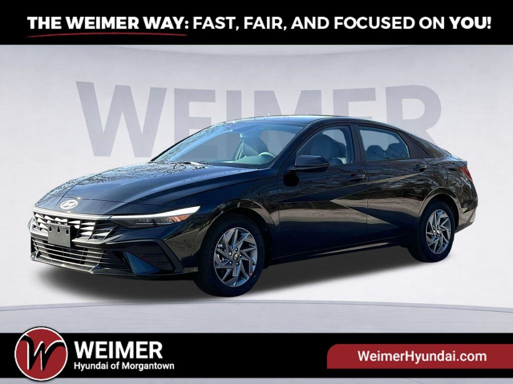 New 2025 Hyundai Elantra Hybrid Blue - photo - 1