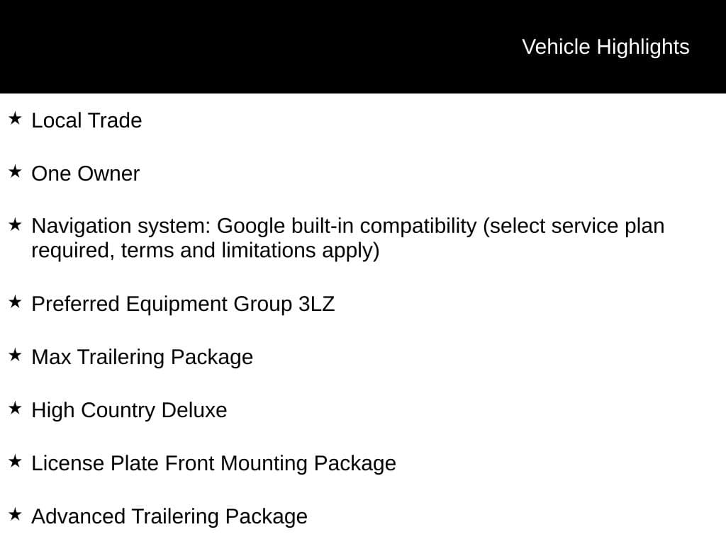 Pre-Owned 2025 Chevrolet Suburban High Country - photo - 3