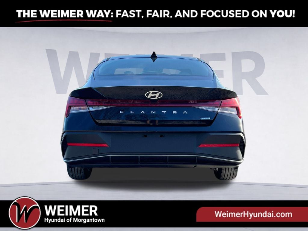 New 2025 Hyundai Elantra Hybrid Blue - photo - 5